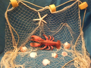 Large Natural Fish Net 6x 1.8m