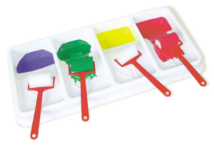 4 Bay Paint Roller Tray