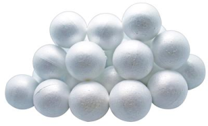 Styrene Balls 50mm 50pk