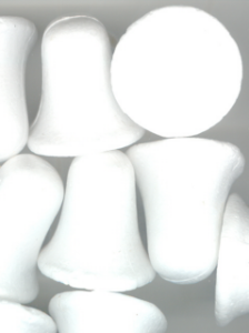 Styrene Xmas Bells 25pk