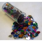 Sequins Hearts Small 50g