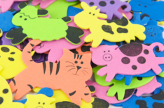 Foam Farm Shapes 105pk