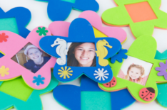 Foam Frames Flower Magnet 10pk