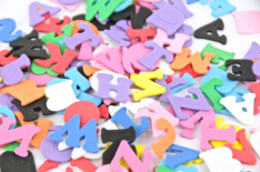 Foam Letters 3.5x5cm 300pk