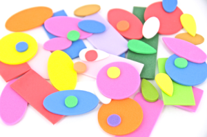 Foam Shapes Multi 500pk