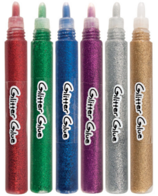 Glitter Glue Pens 6s