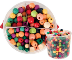 Wooden Threading Beads 575g