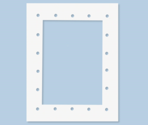 Cardboard Weaving Frame A5 10s