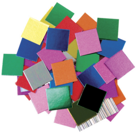 Mosaic Metallic Squares 1 & 2cm (Pack of 5000)