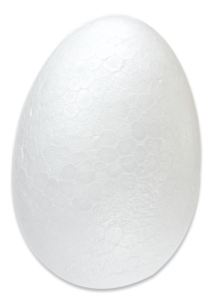 Styrene Easter Eggs 70mm 10pk