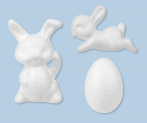 Styrene Rabbits & Eggs 30pk