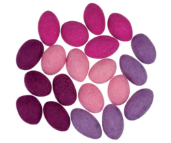 Felt Pebbles - Spring 20pk