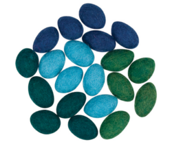 Felt Pebbles - Summer 20pk