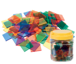 Mosaic Plastic Tiles 500pk