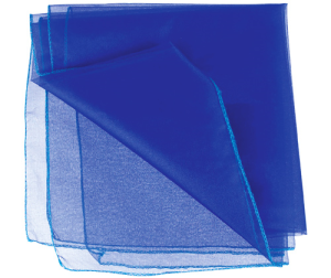 Poly Organza 70cm x 10m Blue