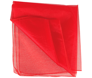 Poly Organza 70cm x 10m Red