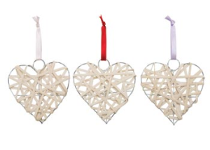 Natural Mesh Hearts 10s