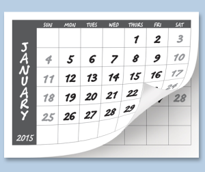 Calendar Tabs 10s 2017