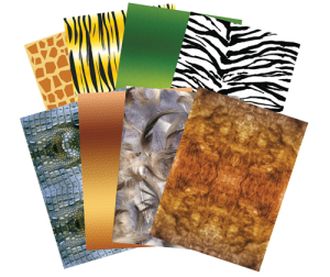 Pattern Paper A4 Animals 40s