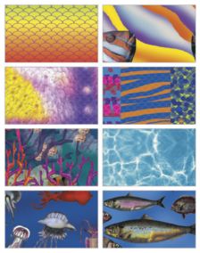 Paper Patterned Fish 40pk