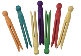 Dolly Pegs Assorted Colours 24pk