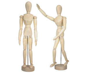 Wooden Manikin Male 300mm