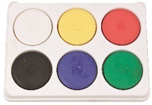 Watercolour Paint Block Set 6x Basic