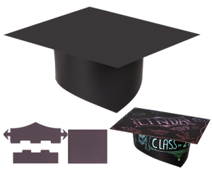 Scratch Graduation Hats 10's