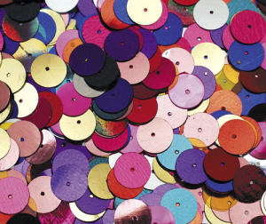Sequins Flat 10mm 1000s Ass