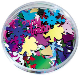 Sequins Xmas Mix Jar 50g