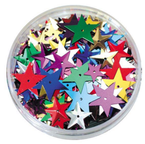Sequins Stars in a Jar 50g
