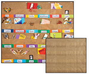 Hessian Wall Storage Pockets