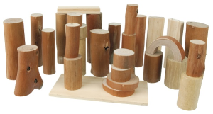 Barkless Building Logs 27s