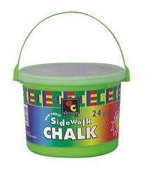 Chalk Thick Assorted Colours (Bucket of 24)