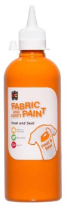 Fabric Paint 500ml Orange