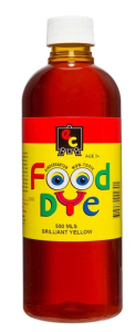 Food Dye Liquid Yellow 500ml
