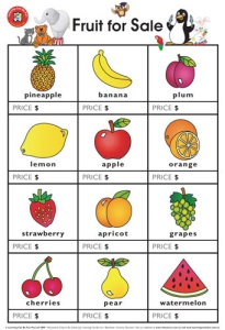 Fruit For Sale Poster