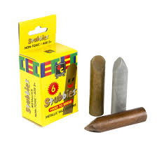 Crayons Metallic 6pk