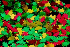 Sequins Xmas Trees 50 pack