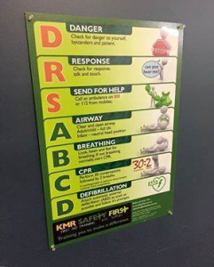 DRSABCD A3 CPR Wall Chart