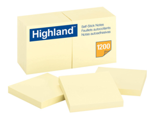 Stick Notes 73x73mm 12pk