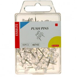Push Pins - Clear 50pk
