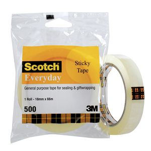 Stationery Tape 18mm x 66m
