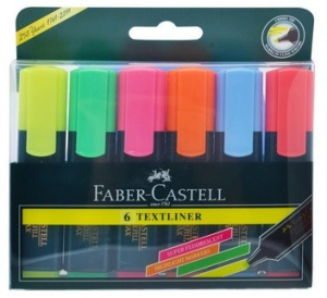 Highlighters Asst Colours 6pk
