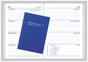 Diary - A4 Week to Open