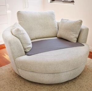 Waterproof Non-Slip Chair Pad Regular Large 54x87cm 1500ml - Grey 1028G