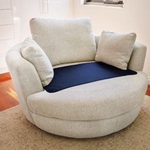 Waterproof Non-Slip Chair Pad Regular Large 54x87cm 1500ml - Navy 1028N