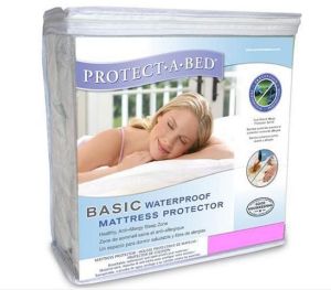 Basic Smooth Polyester Waterproof Mattress Protector - Double