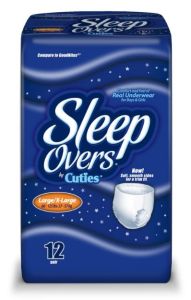 Sleepover Youth Pants - Large/X-Large 27-57kg 1000ml 5302 (Box of 48)