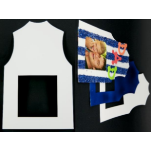 Paper Frame -Footy Jumper 10pk